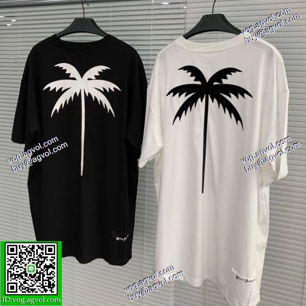 耐久性に優れ 2020秋冬 ココナッツの木 半袖Tシャツ パーム エンジェルス Palm Angels コピー 2色可選